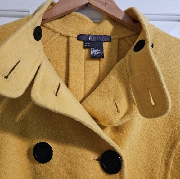 JACKET - PER SE brand 3/4 Length Sleeve Jacket Coat Size 14 - Picture 2 of 14